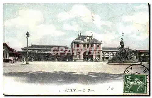 Vichy Cartes postales La gare