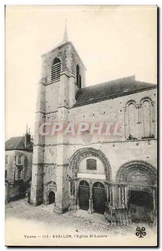 Avallon Cartes postales L&#39eglise St Lazare