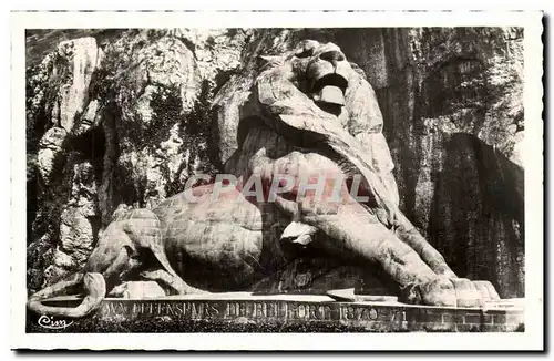 Belfort Cartes postales Le lion Oeuvre de Bartholdi