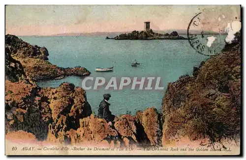 Agay Cartes postales Corniche d&#39or Rocher du Dramont et l&#39ile d&#39or