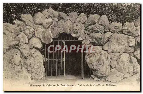 Pelerinage du calvaire de Pontchateau Entree de la grotte de Bethleem