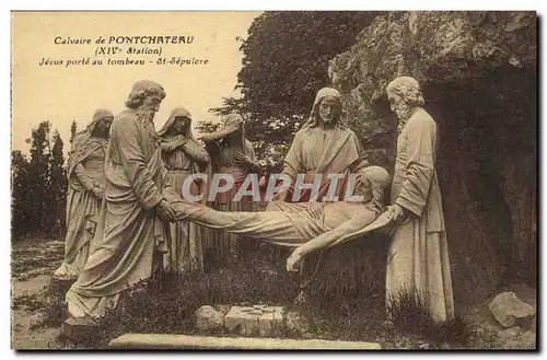 CAlvaire de Pontchateau Ansichtskarte AK Jesus porte au tombeau St SEpulcre