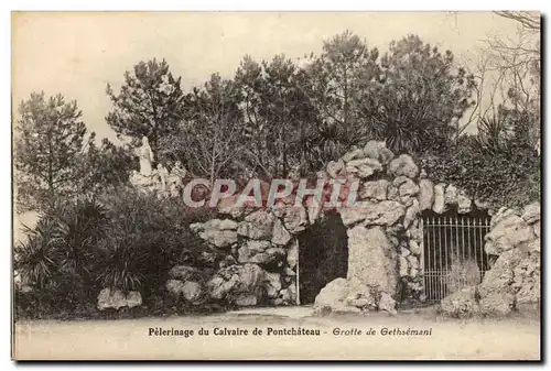 Pelerinage du Calvaire de Pontchateau Ansichtskarte AK GRotte de Gethsemani