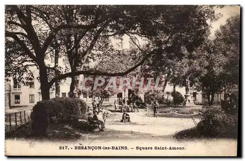 Besancon les Bains Cartes postales Sqaure Saint Amour