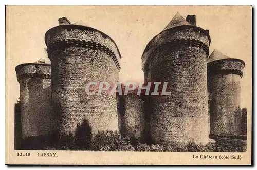 Lassay Cartes postales Le chateau (cote sud)
