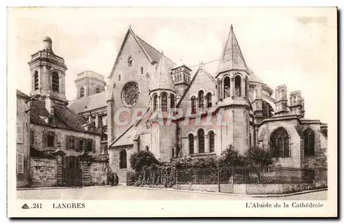 Langres - la Cathedrale - L&#39Abside - Cartes postales