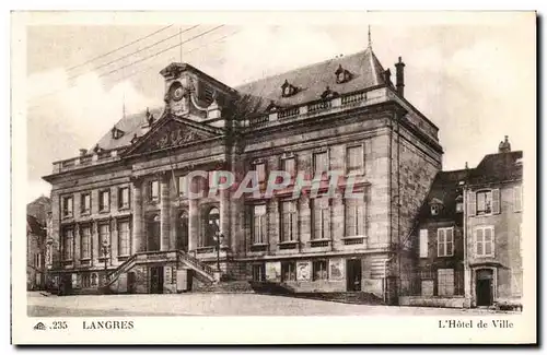 Langres - L&#39 Hotel de Ville - Cartes postales