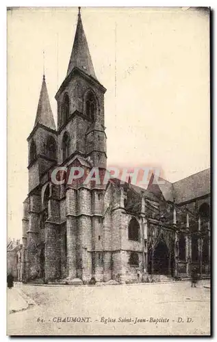 Chaumont - Eglise Saint Jean Baptiste - Ansichtskarte AK