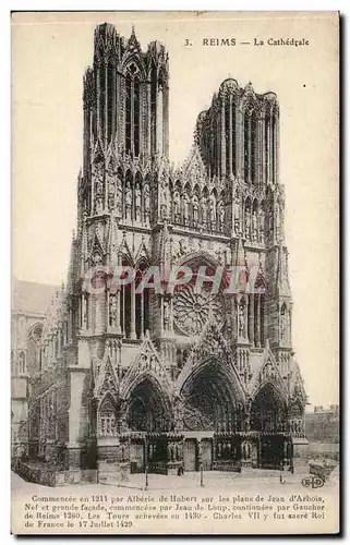 Reims - La Cathedrale - Cartes postales