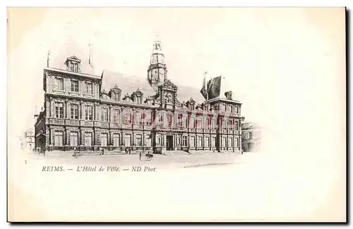 Reims - L&#39 Hotel de Ville - Cartes postales