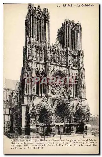 Reims - La Cathedrale - Cartes postales