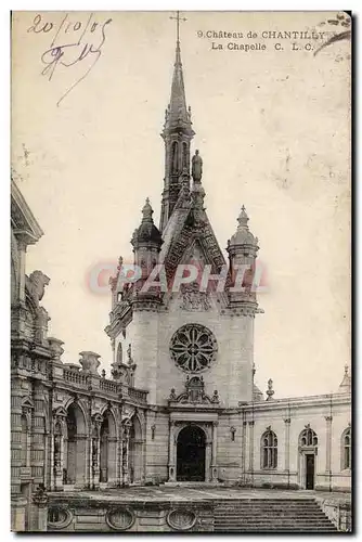 Chantilly - Chateau de Chantilly - la Chapelle - Ansichtskarte AK