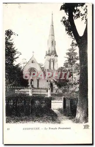 Compiegne - Le Temple Protestant - Ansichtskarte AK