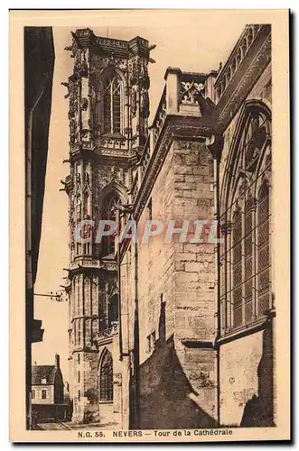 Nevers - Tour de la Cathedrale - Cartes postales