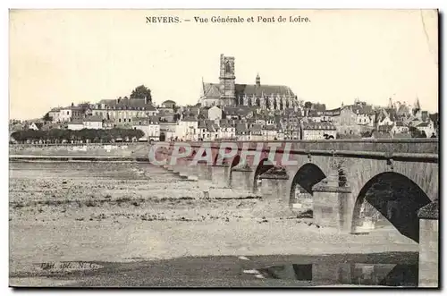 Nevers - Vue Generale et Pont de loire - Cartes postales