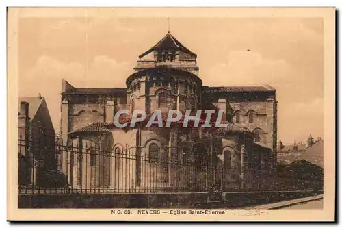 Nevers - Eglise saint etienne - Cartes postales