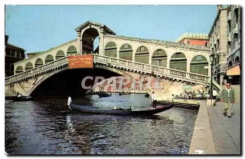 Italia - Italie - Italy - Venezia - Venice Ponte di Rialto - Ansichtskarte AK