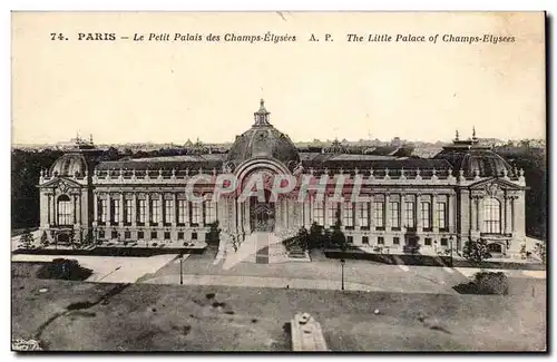 Paris - 8 - Le Petit Palais des Champs - Elysees - Ansichtskarte AK