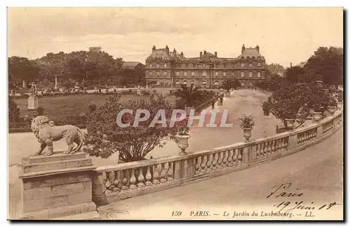 Paris - 6 - Le jardin du luxembourg - Cartes postales