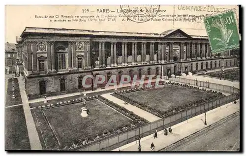 Paris - 1 - Le Louvre - La Colonnade - Cartes postales