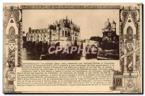 Chenonceaux - Le Chateau costruit par Thomas Bohier - Cartes postales