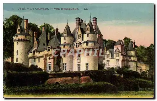 Usse - Le Chateau - Vue d&#39ensemble - Cartes postales