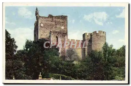 Montbazon - Le Donjon - Ruines du chateau Est - Ansichtskarte AK