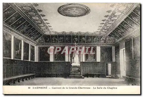 dauphine - Couvent de a Grande Chartreuse - La Salle du Chapitre - Cartes postales