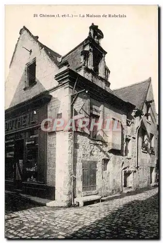 Chinon - La Maison de Rabelais - Cartes postales