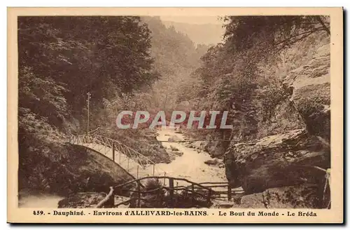 dauphine - Environs d&#39allevard les Bains - Le Bout du Monde - Le Breda - Cartes postales