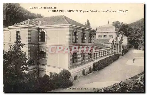 Chatelguyon - Chatel-Guyon - Les Grandes Thermes - Etablissement Henry - Ansichtskarte AK