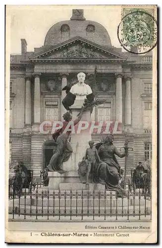 Chalons sur Marne - Monument Carnot - Cartes postales