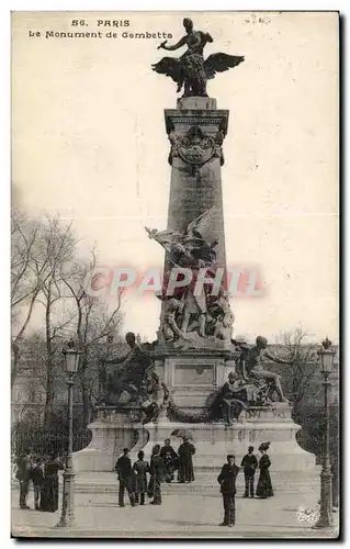 Paris 20 - Le Monument de Gambetta - Cartes postales