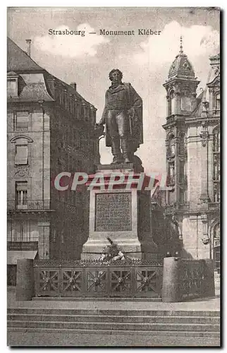 Strasbourg - Strassburg - Monument Kleber - Ansichtskarte AK