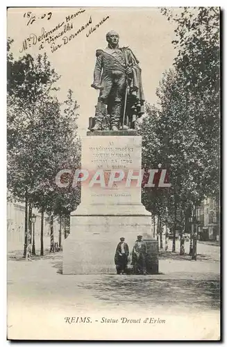 Reims - Statue Drouet d&#39Eron - Cartes postales