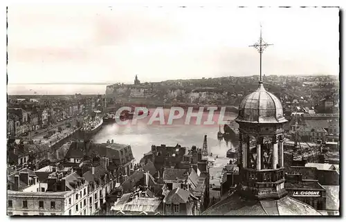 Dieppe - Vue du Port prise clocher Saint Jacques - Cartes postales