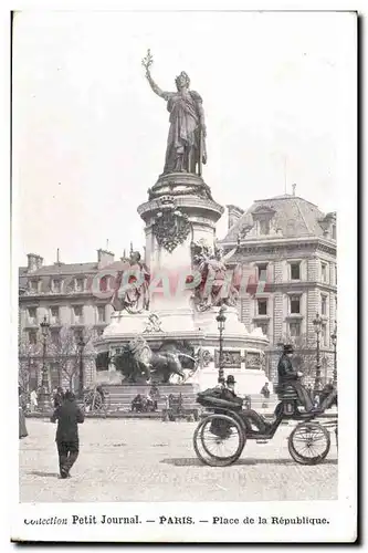 Paris - 3 Collection Petit Journal - La Place de la Rebublique - Ansichtskarte AK