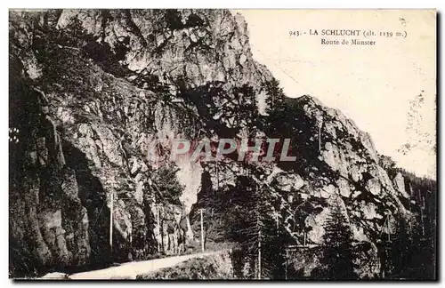 La Schlucht - alt 1139 m Route de Munster - Cartes postales