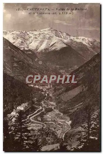 Cauterets - Vallee de la Raillere et le Cabalirons alt 2333 m - Cartes postales