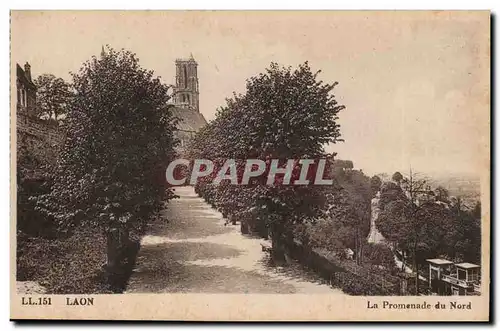 Laon - La Promenade du Nord - Ansichtskarte AK