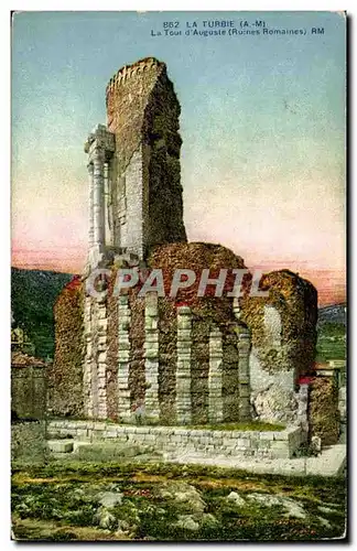 La turbie Cartes postales La tour d&#39Auguste (ruines romaines)