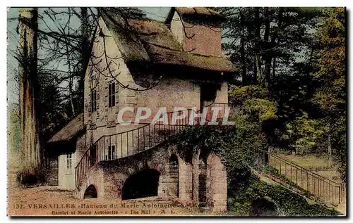 Versailles Cartes postales La maison de Marie Antoinette Le moulin