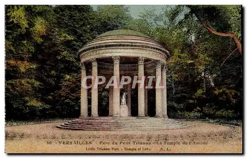 Versailles Cartes postales PArc du Petit TRianon Le temple de l&#39amour