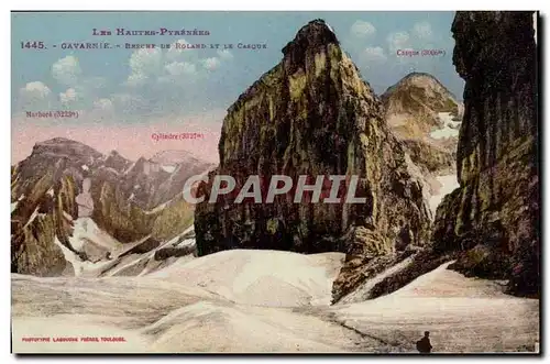 Gavarnie Cartes postales Breche de Roland et le casque