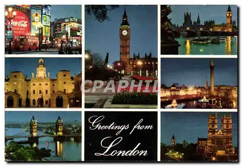 Grande Bretagne London londres Cartes postales moderne Greetings