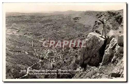 Environs de Grasse Cartes postales Gorges du loup Vue panoramique vers l&#39Esterel