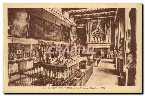 Musee de Dijon Cartes postales La salle des Gardes