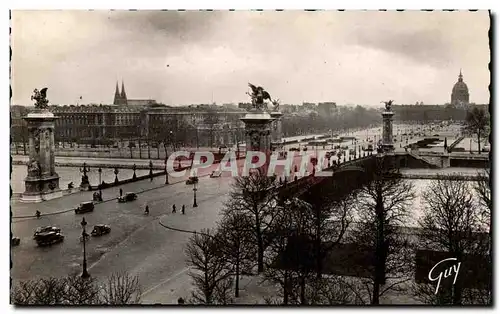 Paris Cartes postales Pont Alexandre III et esplanade des Invalides