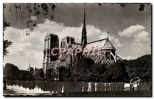 Paris Ansichtskarte AK Abside de la cathedrale Notre DAme