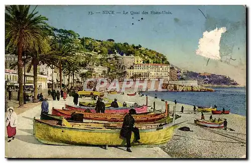 Nice Cartes postales Le quai des Etats Unis